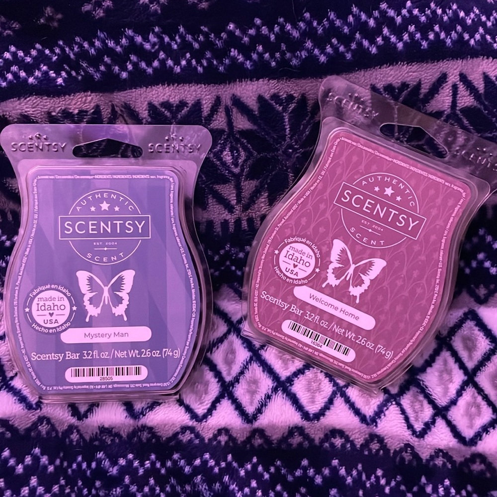 2 New Scentsy Bars in Welcome Home and Mystery Man